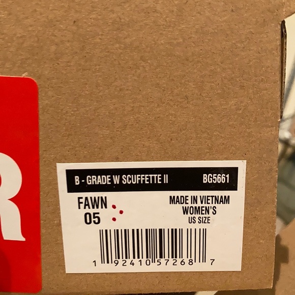 UGG Scufette Fawn Suede Sheepskin Slippers - Picture 8 of 8